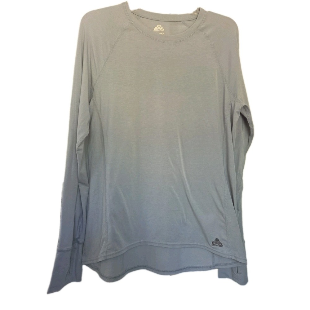 Eastern Mountain Sports EMS Techwick Base Layer Shirt Wool Blend Womens L